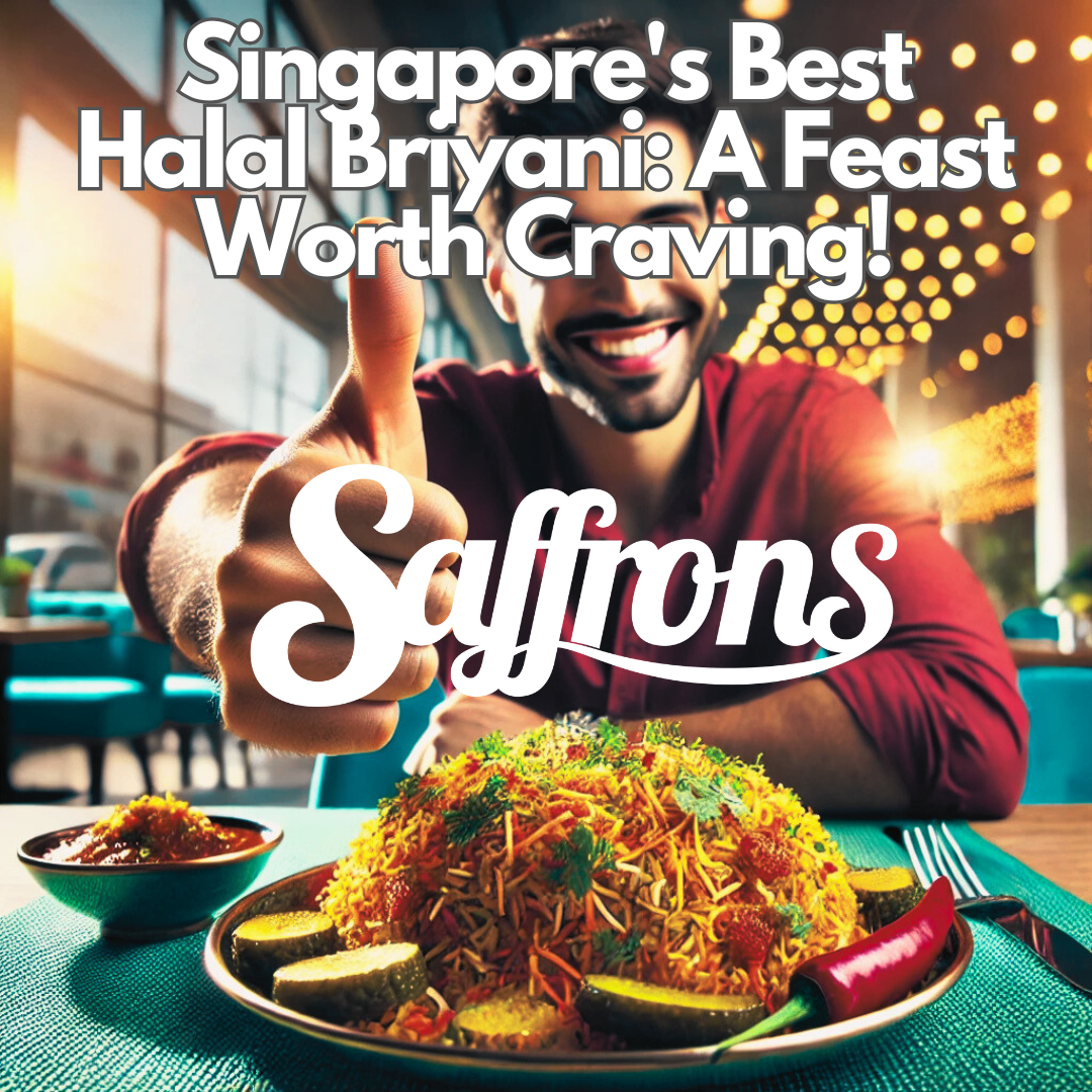 Halal Briyani Singapore from Saffrons – Premium ingredients, customizable catering packages, and live cooking stations for an unforgettable event