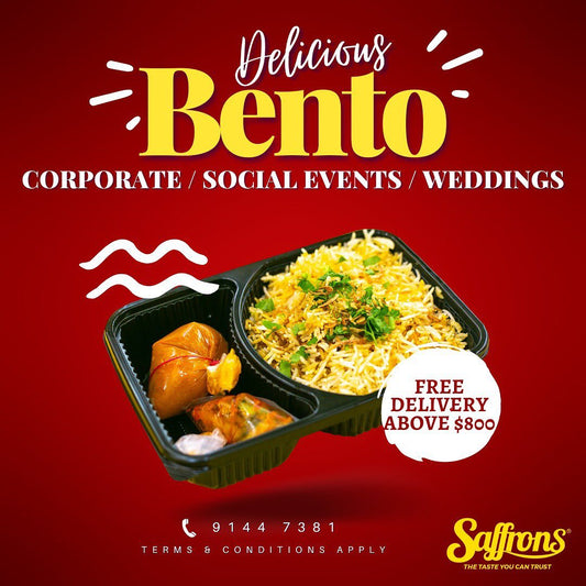Saffrons' Halal Bento Delivery Services in Singapore