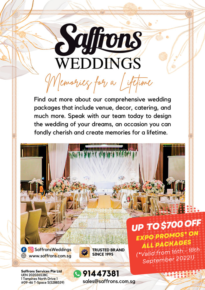Exceptional Wedding Catering with Saffrons in Singapore