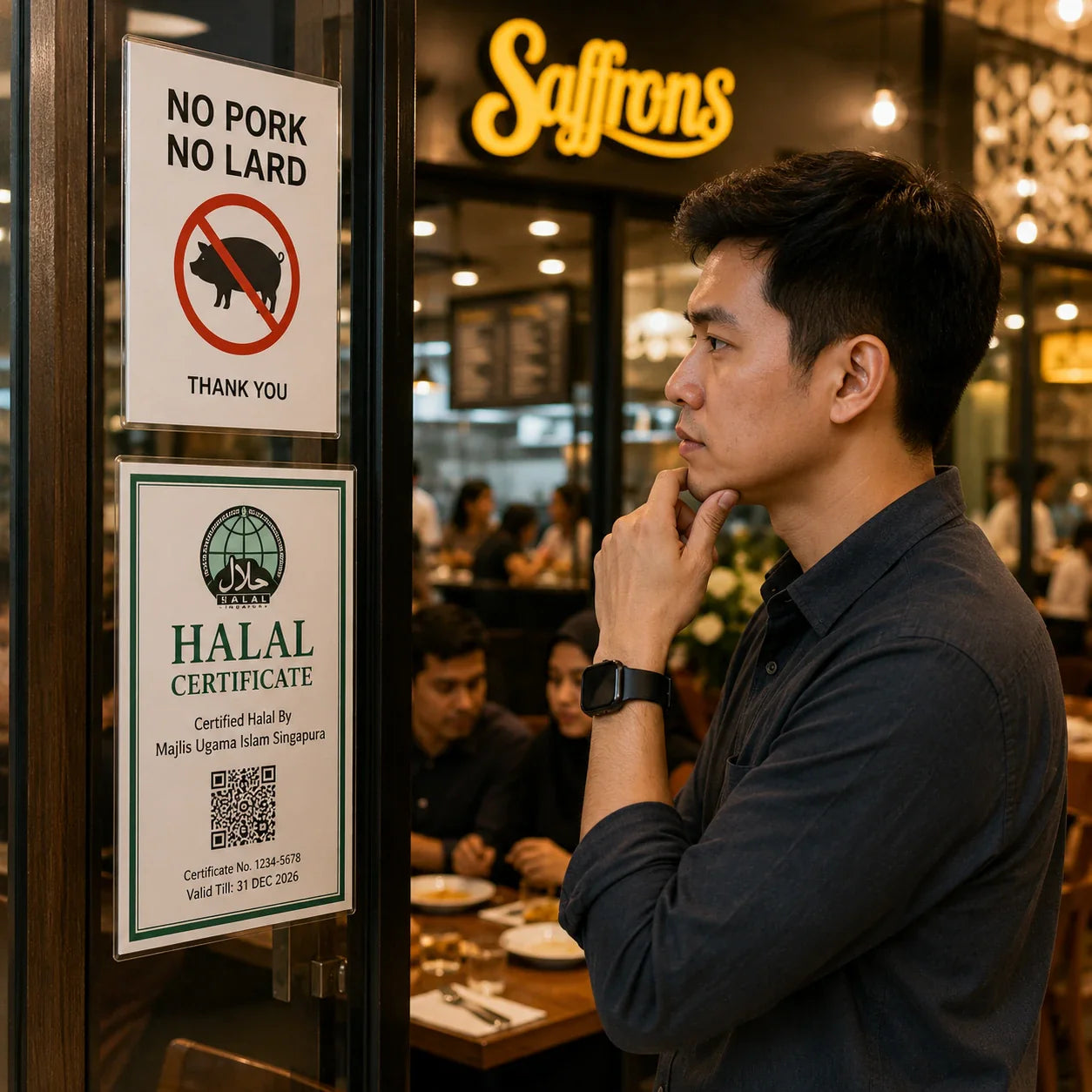 No Pork No Lard vs Halal in Singapore