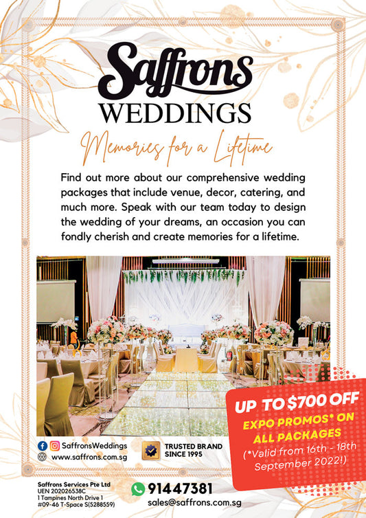 Unveiling the Perfect Match: Saffrons' Wedding Packages in Singapore