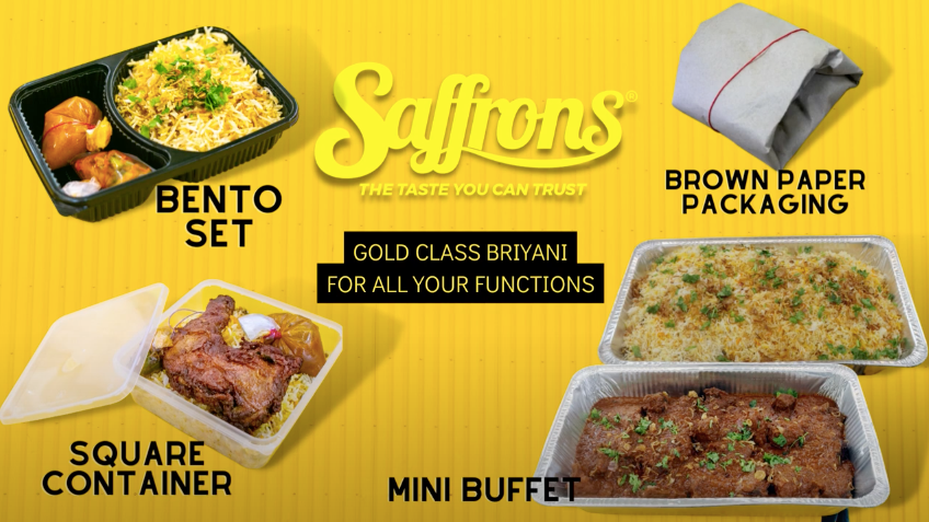 Load video: Catering Packages by Saffrons