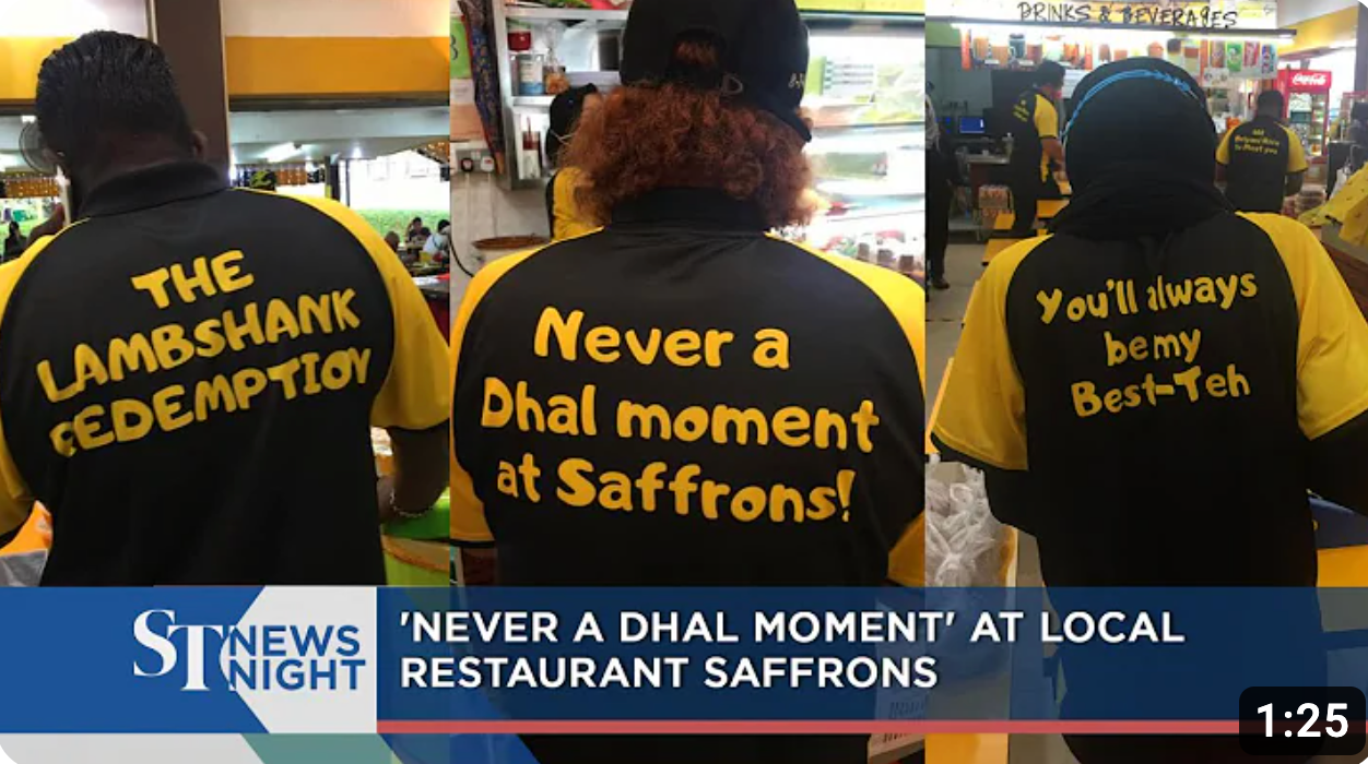 Load video: &#39;Never a dhal moment&#39; at local restaurant Saffrons | ST NEWS NIGHT